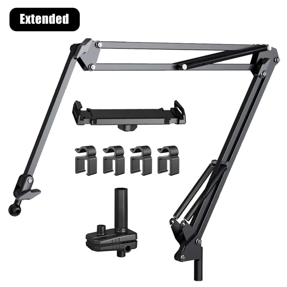 Support Tablette & Téléphone pour Lit - Bras Orientable 360°