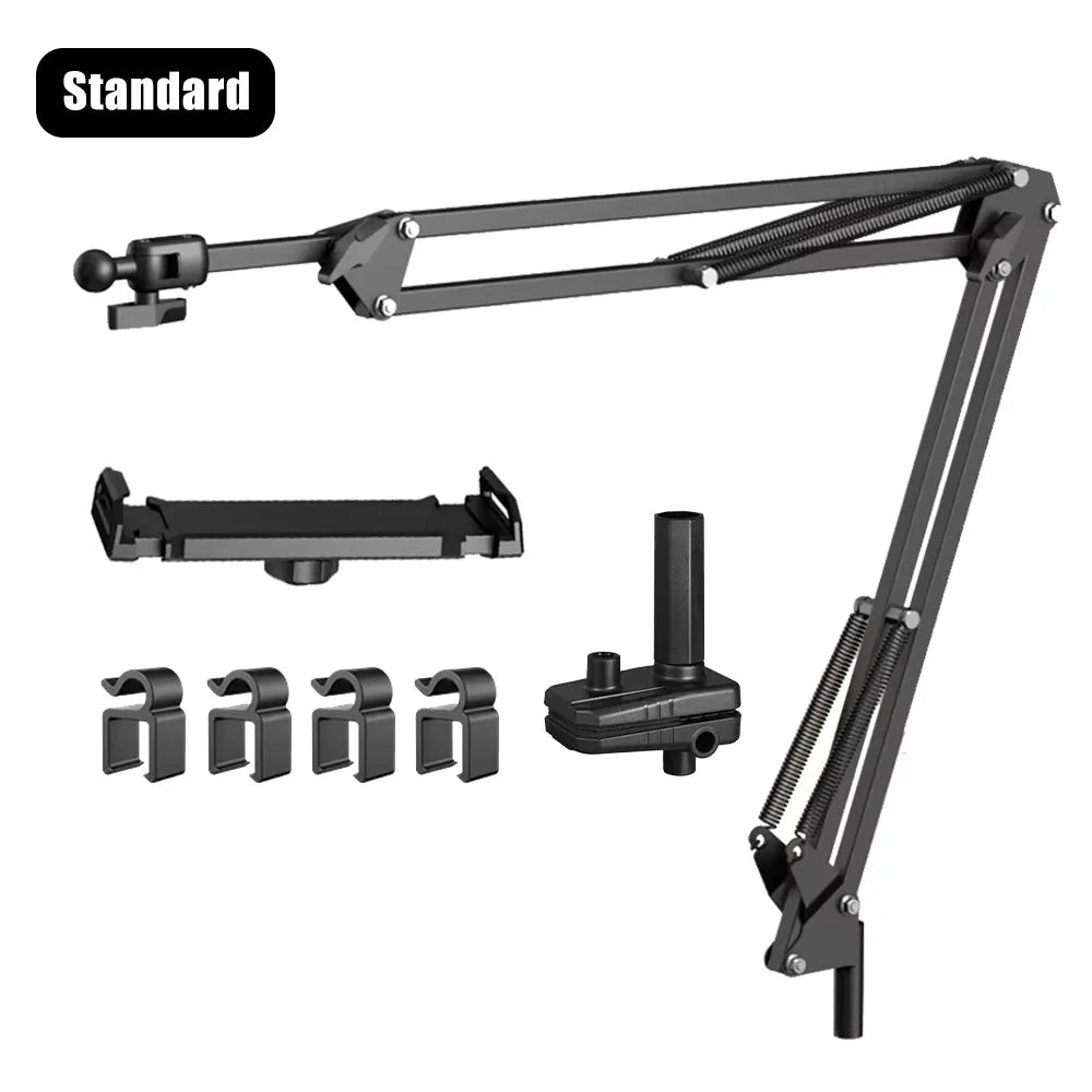 Support Tablette & Téléphone pour Lit - Bras Orientable 360°