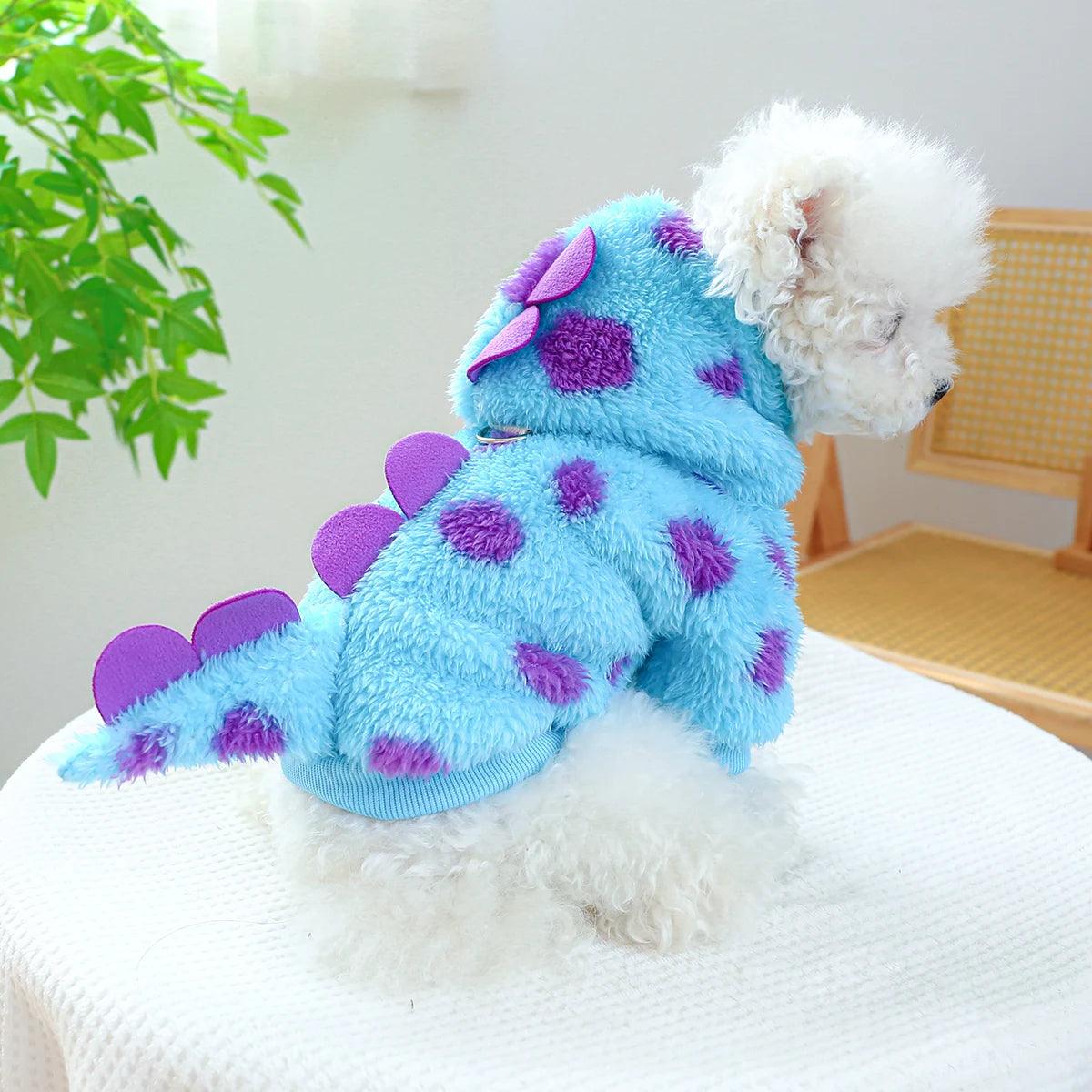 Roupinha de Dinossauro para Pets de Porte Pequeno